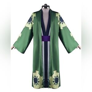 One Piece Cosplay Costume Luffy Zoro Law Kimono Full Set
